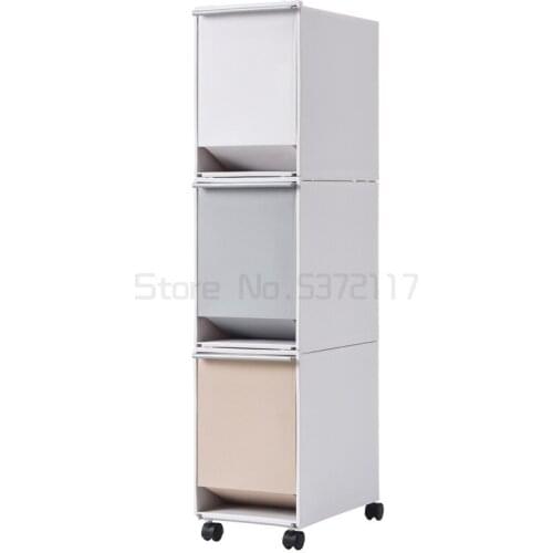 Japanese crevice cabinet crevice storage cabinet kitchen refrigerator shelf drawer storage cabinet