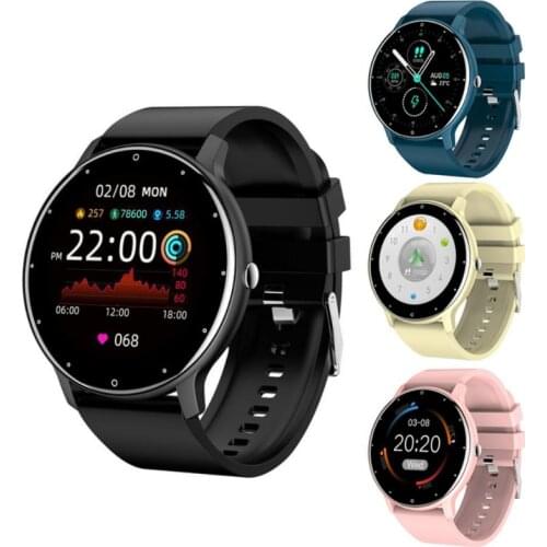 Smart Watch Heart Rate Blood Pressure Sport Band Fitness Tracker Touch Screen Bracket Waterproof Men Watch For IOS Android