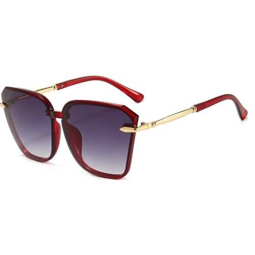 Polygon Metal Sunglasses for Women Mens Oversize Sunglasses Vintage Black Gray Irregular Glasses Goggle Uv400 Gafas De Sol 2021