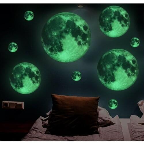 Bedroom Glowing Stars Dark Home Wall Decoration Glow Sticker Stickers for That Fluorescent Shine In The Darkness on Ceiling Room