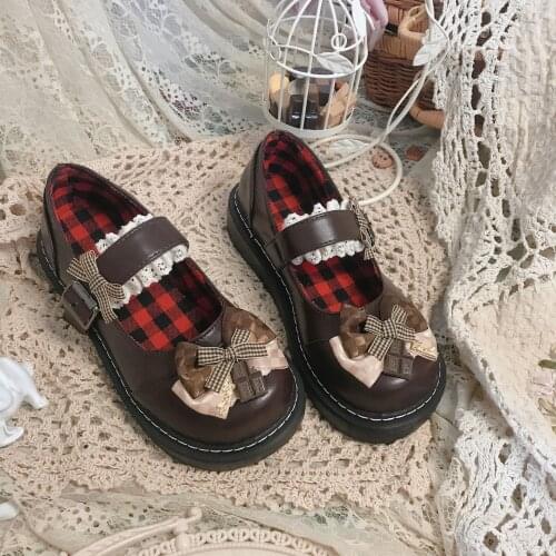 Lolita cute shoes round head lace lace student shoes Kawaii Girl Tea Party Princess Kawaii Girl Women Shoes Vintage Sweet cos