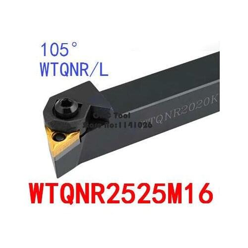 WTQNR2525M16/ WTQNL2525M16 Metal Lathe Cutting Tools Lathe Machine CNC Turning Tools External Turning Tool Holder WTQNR /L