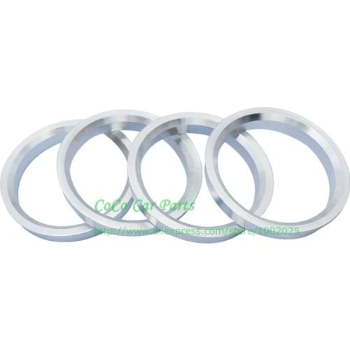 4pcs/lot) 73.1/71.5/ 66.1/66.6/65.1/64.1/63.4/60.1/57.1/56.6/54.1 High Quality Aluminum Car Wheel Spacer Hub Centric Rings