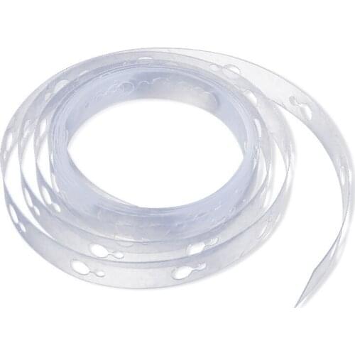 5M Plastic Balloon Chain Tape Transparent Ribbon Dot Wedding Party Birthday Transparent Balloon Holding Tools Home Decoration