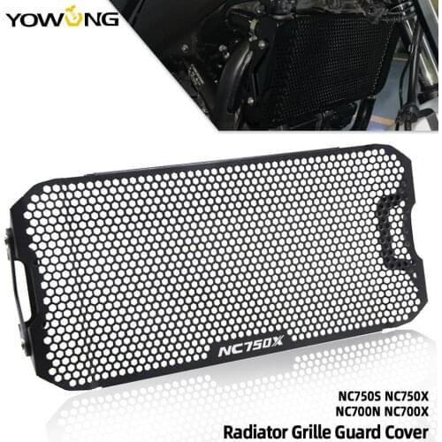 LOGO Motorcycle Accessories Radiator Guard Protector Grille Cover For HONDA NC700 NC750 X/S NC700S NC700X NC750X NC750S NC700N