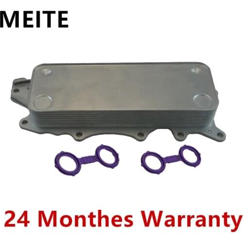 Aluminum Engine Oil Cooler For Mercedes Benz E320 W164 W211 W251 ML320 GL350 6421800165 642 180 01 65 6421880001 642 188 000 1