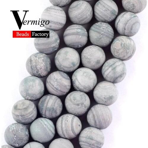 Natural Minerals Gem Dull Polished Line Wood Jaspers Beads For Jewelry Making 6 8 10mm Round Beads Diy Bracelets Necklace