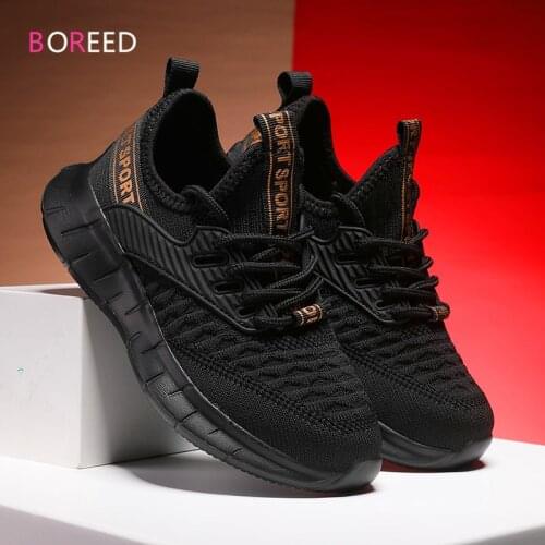 2021 New Fashion Kids Sport Shoes Boys Running Sneakers Breathable Soft Sole Children Shoes Lightweight Girls Tenis Sneakers