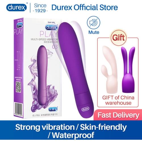 Durex Play Multi Speed Vibrator for Women G Spot Clitoris Sex Toys for Female Vagina Strong Stimulation Adult Intimate Goods