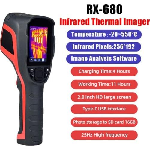 FLIR E4 Infrared Thermal Imager Handheld 80*60 Pixels MSX Enhanced Industrial Temperature Thermal Imaging Camera -20℃ to 250