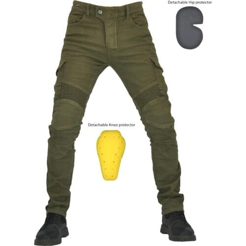 Classic Motorcycle Jeans Outdoor Riding Clothes Drop Resistant With Protective Gear Spring Summer Autumn Novelty