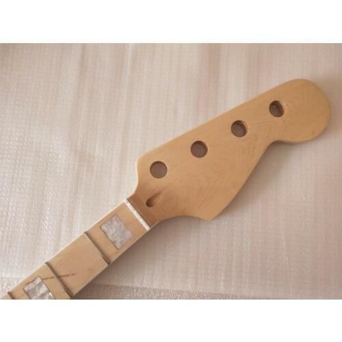 Maple 21 Fret JAZZ Bass Neck For Electric Bass Guitar Parts Replacment 1PCS