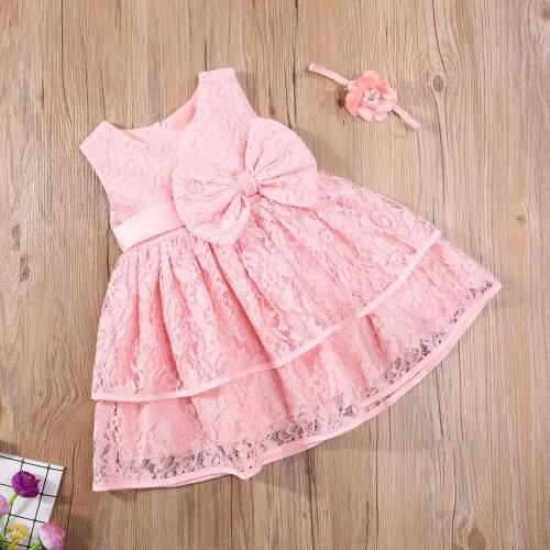 Ma&Baby 0-3Y Summer Toddler Newborn Kid Baby Girl Tutu Dress Lace Bow Ball Gown Party Wedding Dresses For Girl 3 Years Costumes
