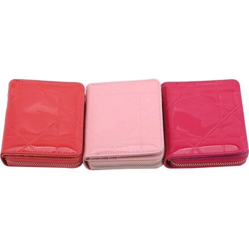 Multifunction Women Card Holder ID Credit Cards Case High Quality Fashion Patent Leather Wallet Card Bag