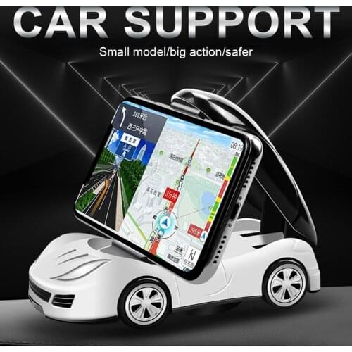 Car Model Mobile Phone Support Holder Mount Navigator Dashboard Support Fixed Driving Paste Type Stands Cell Phone Accessories
