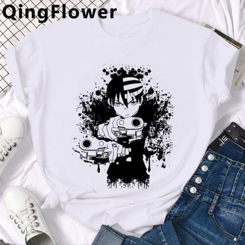 Anime Soul Eater Manga t-shirt male casual plus size japanese kawaii harajuku kawaii top tees tshirt vintage