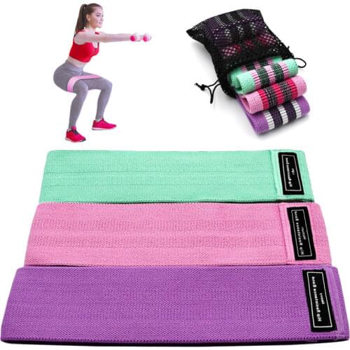 3pcs Resistance Bands Set Rubber Expander Bands Pull Rope For Hip Leg Training Sports Gym Pilates Elastic Band Workout Equipment