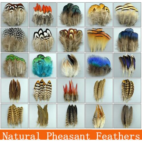 Natural Pheasant Feathers for Needlework Rooster Plumes DIY Decor Feathers for Crafts Handicraft Accessories Wedding Decoration