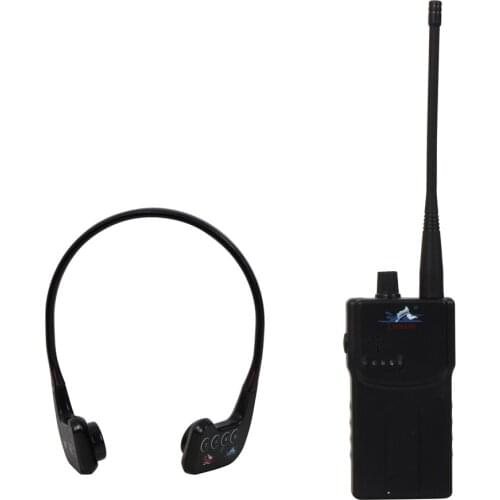 NEW Arrival Bone Conduction Receiver Wireless Transmitting System with 1 WalkieTalkie Transmitter +1 Receivers+1 Microphone