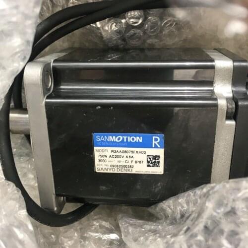 Original new without box servo motor R2AA08075FXH00 , 3 months warranty , fastly shipping