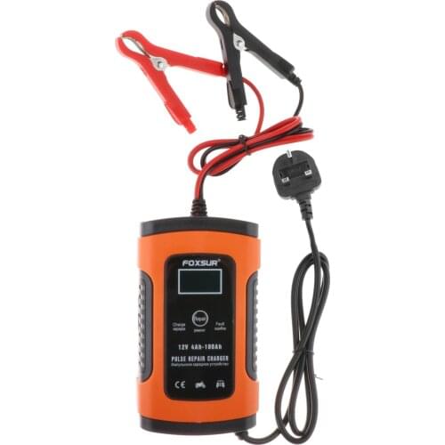 Full Automatic Car Battery 12V 5A 100-240V AC Fast Power Charging Charger