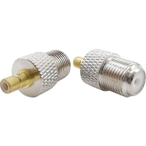 RF Coaxial Adapter SMB Male Plug to F Female Jack Straight Antenna F Type Connector for XM Sirius Satellite Radio RG59 RG6 Cable