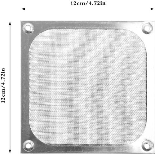 Metal Dustproof Mesh Dust Filter Net Guard 12/9/8cm For Computer Case Cooler Fan