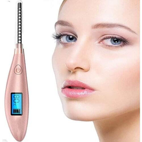 Heated Eyelash Curler, Electric Eyelash Curler for Women, Rechargeable, Quick & Long-Lasting Lash Curler for Natural Eyelashes