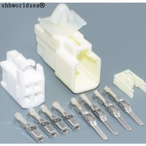 Shhworldsea 4 Pin 6520-0349 7282-1042 Automotive Electrical Connector Air Bag SRS Socket Air Spring Plug 90980-10795 For Toyota