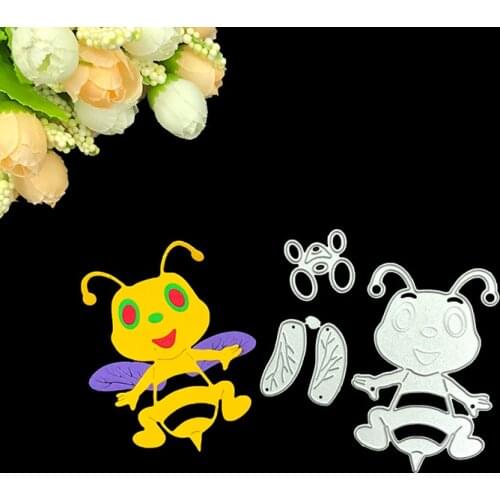 Julyarts Scrapbooking Cutting Dies DIY Bee Insect Metal Cutting Dies Craft Blade Punch Stencils Dies