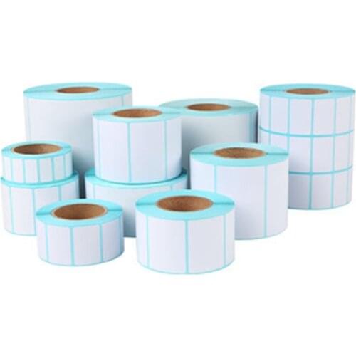 700pcs/Roll Adhesive Thermal Label Sticker Paper Supermarket Price Blank Label Direct Print Waterproof Print Supplies