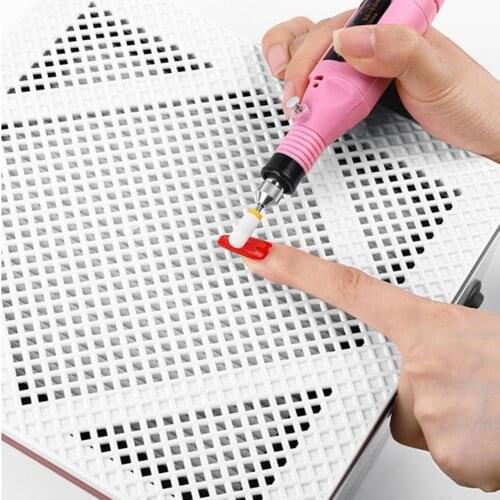 EU/US Plug Nail Vacuum Detachable Filter Low Noise 60W Nail Dust Filter Manicure Machine Nail Art Equipment