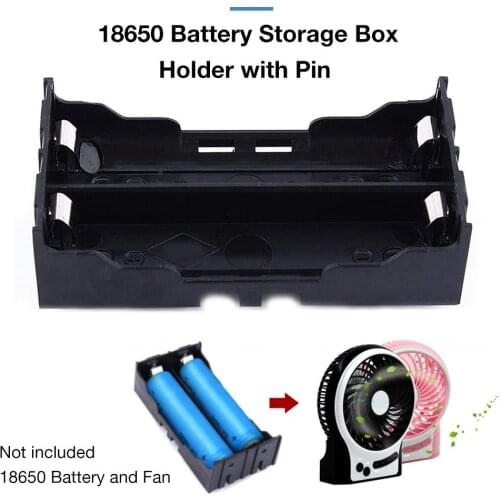High Quality 18650 Battery Box 3.7V Lithium Battery Box with Pin Type 1 / 2 / 3 Battery Holder PCB Storage Case