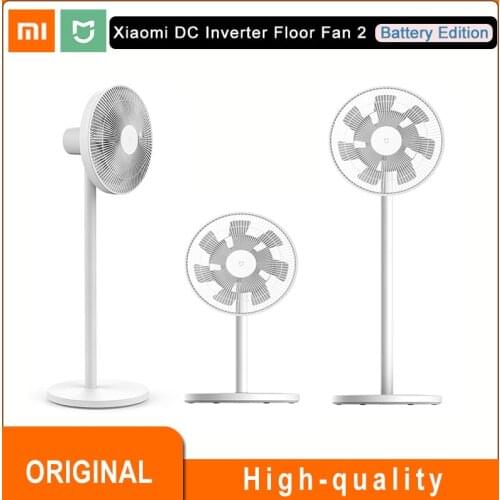 Xiaomi Mijia DC Frequency Conversion Floor Fan 2 Battery Edition Portable Charging APP Intelligent Control Dual Natural Wind Fan