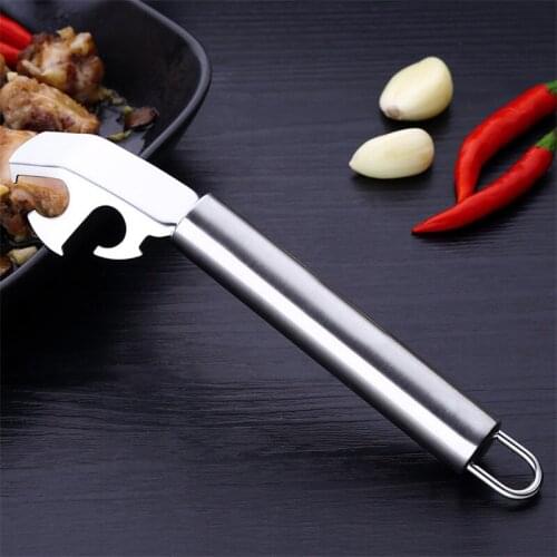 Stainless Steel Bowl Clip, Pot Holder Bottle Opener Plate Lifter Gripper Kitchen Utensil Gadget with Thick Handle Hanger Loop