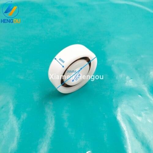10 pcs free shipping Stahl MBO Folding Machine wheel 26*10mm 30*10mm Plastic paper pressure wheel offset printing machine parts