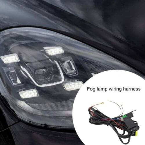 15cmx5cmx5cm Reliable Fog Light Harness Replacement H1 H3 H8 H11 15cm Fog Lamp Wiring Harness Kit for Cars