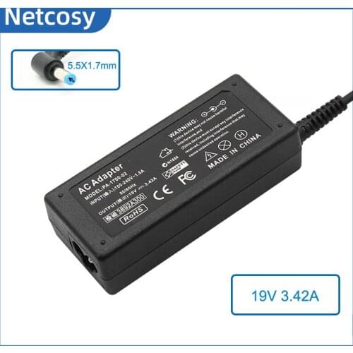 19V 3.42A 65W 5.5x1.7mm AC Adapter Charger For Gateway NE51B10U NE51B10U NE56R11U NE56R12U NE56R10U NE71B06U NE56R37U NE56R31U