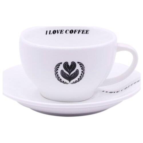 320ML Wide-Mouthed Steam Pitcher Latte Cup Embossed Ceramic Cup 200ml Coffee Cup water bottle shot glass coffee mug glass cup