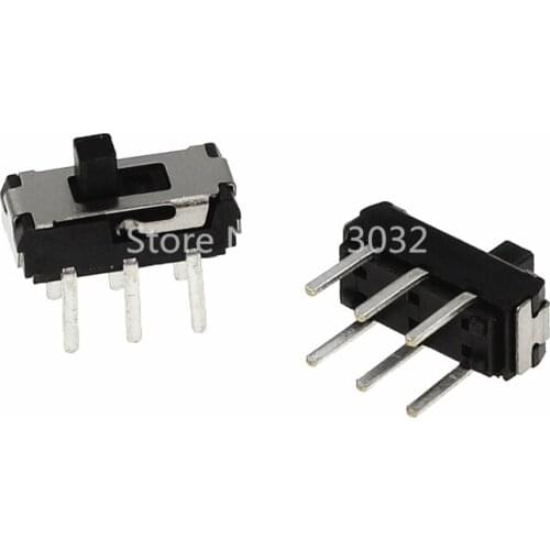 500pcs The micro MSS22D18 Slide switch DIP 6Pins 2P2T Handle high 2mm Toggle switch