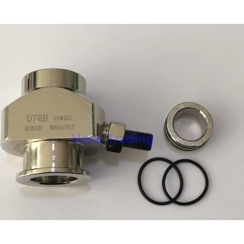 For Bosch Renault common rail fuel injector adapter D78B, 32mm clamp diesel injector repair tool double sealing