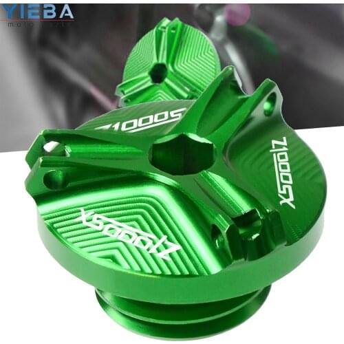 Motorcycle Accessories Engine Oil Filter Cup Plug Cover For Kawasaki Z1000SX Z 1000 SX Z1000 SX 2017 2018 2019 2020 2021-Present