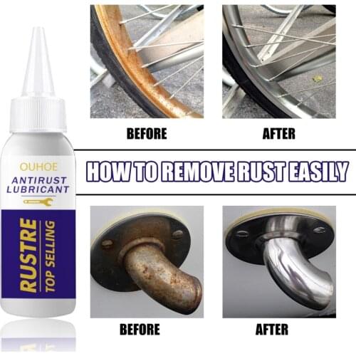 30ml Car Rust Remover Anti-corrosion Accessories Spray Metal Surface Chrome Paint Car Maintenance Cleaning Powder