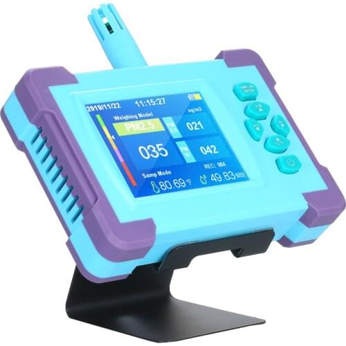 PM1.0/PM2.5/PM10 Home Air Quality Monitor Digital Gas Analyzer Rechargeable Battery Portable High-precision Sensor Air Detector