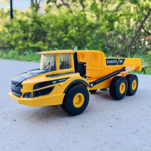 Bburago 1:50 Volvo Dump Truck high imitation die casting metal children toy boyfriend gift simulation alloy car collection