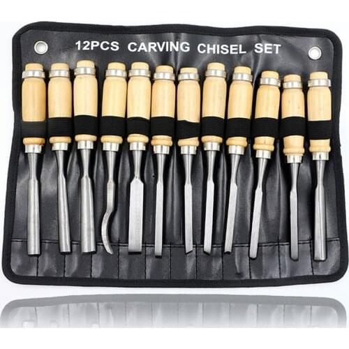 DIY Wood Carving Chisels Set Carpenter Hand Woodcut Knife