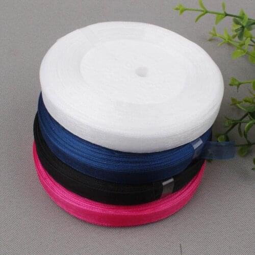 Solid Color 3 8 Inch 10mm Organza Ribbon Tape 50yards Roll 10rolls 500yards Total Packing Decoration Uses Mix Colors Choice