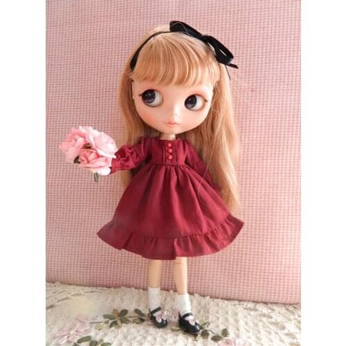 HOT Fashion Cute Outfit Tops Vest Trousers Skirt Blyth Clothes Dress For Dolls