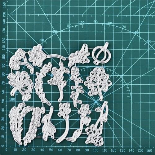 YaMinSanNiO Flower Dies Branch Metal Cutting Dies 2019 for Card Making Scrapbooking Dies Embossing Cuts Stencil Craft Die Cuts