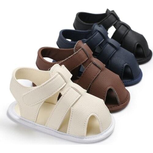 0-18M Baby First Walkers Newborn Infant Boy Girl Slippers Toddler Kids Nursery School Summer New Leather Shoes